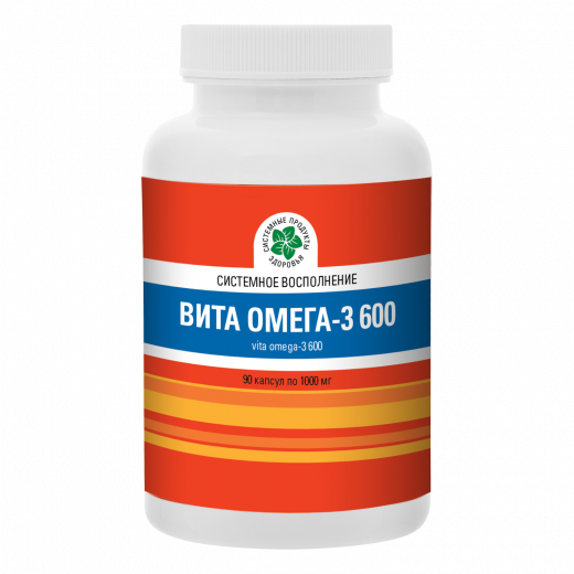 Вита Омега-3 600, 90 капс. Вита Омега-3 600, 90 капс.